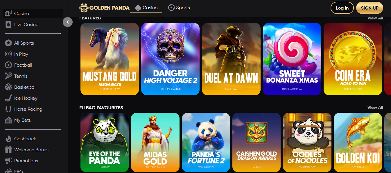 golden panda casino