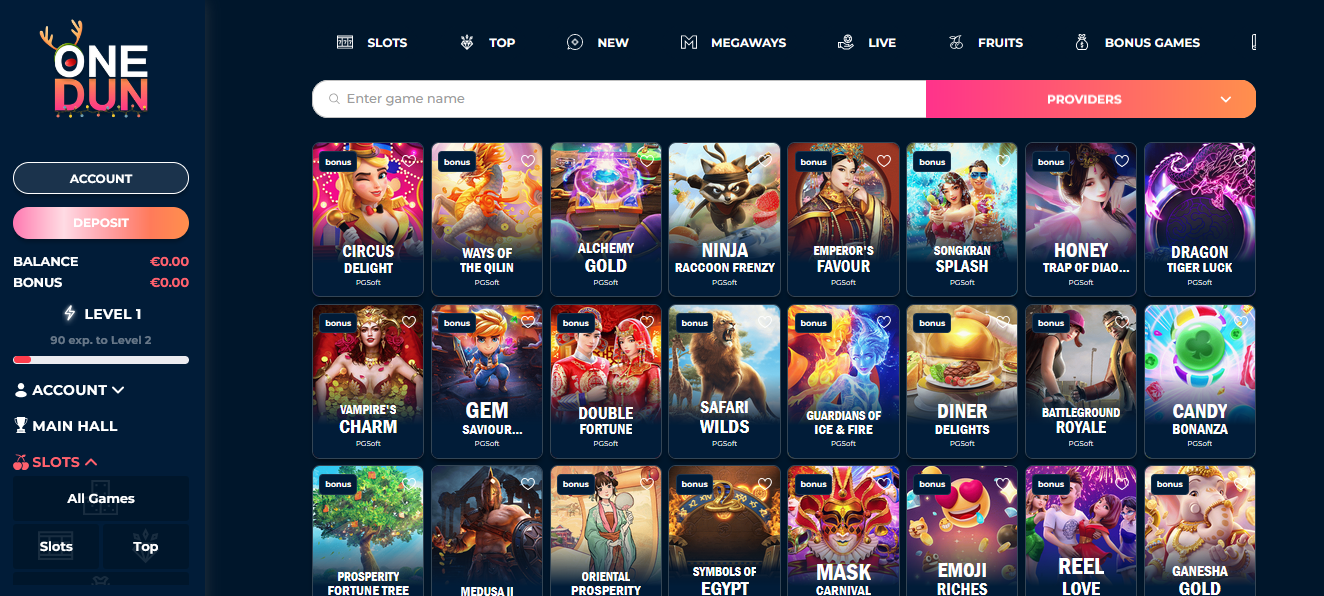 one dun casino review