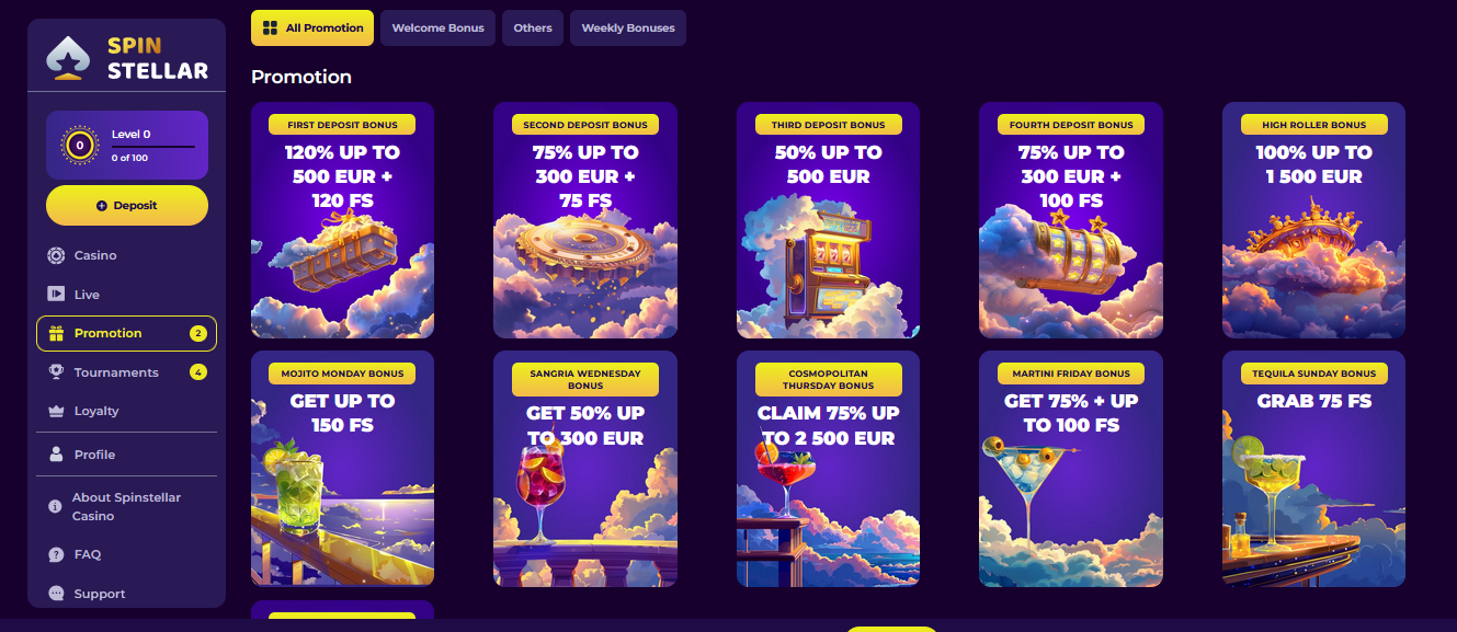 Spinstellar casino review